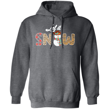 Let It Snow, Winter, Christmas - Unisex Pullover Hoodie