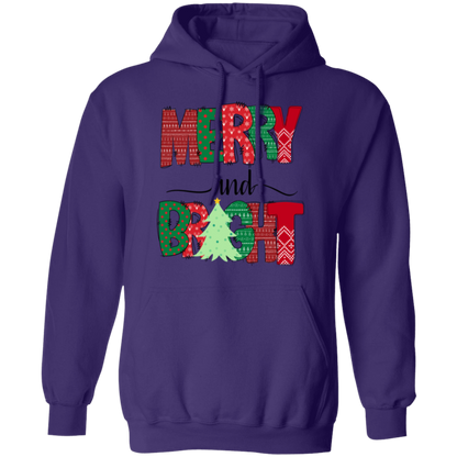 Merry & Bright Christmas Wrap - Unisex Pullover Hoodie