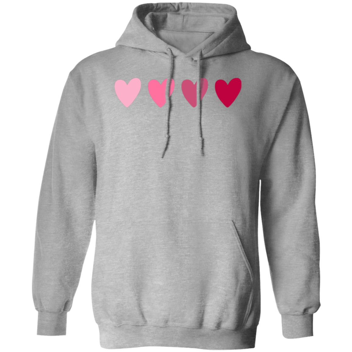 Corazones encantadores - Sudadera con capucha unisex