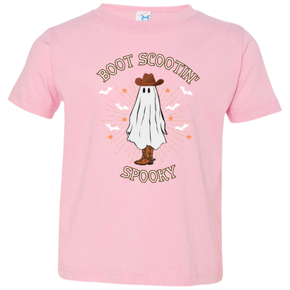 Boot Scootin Spooky - Girls' Toddler Jersey T-Shirt