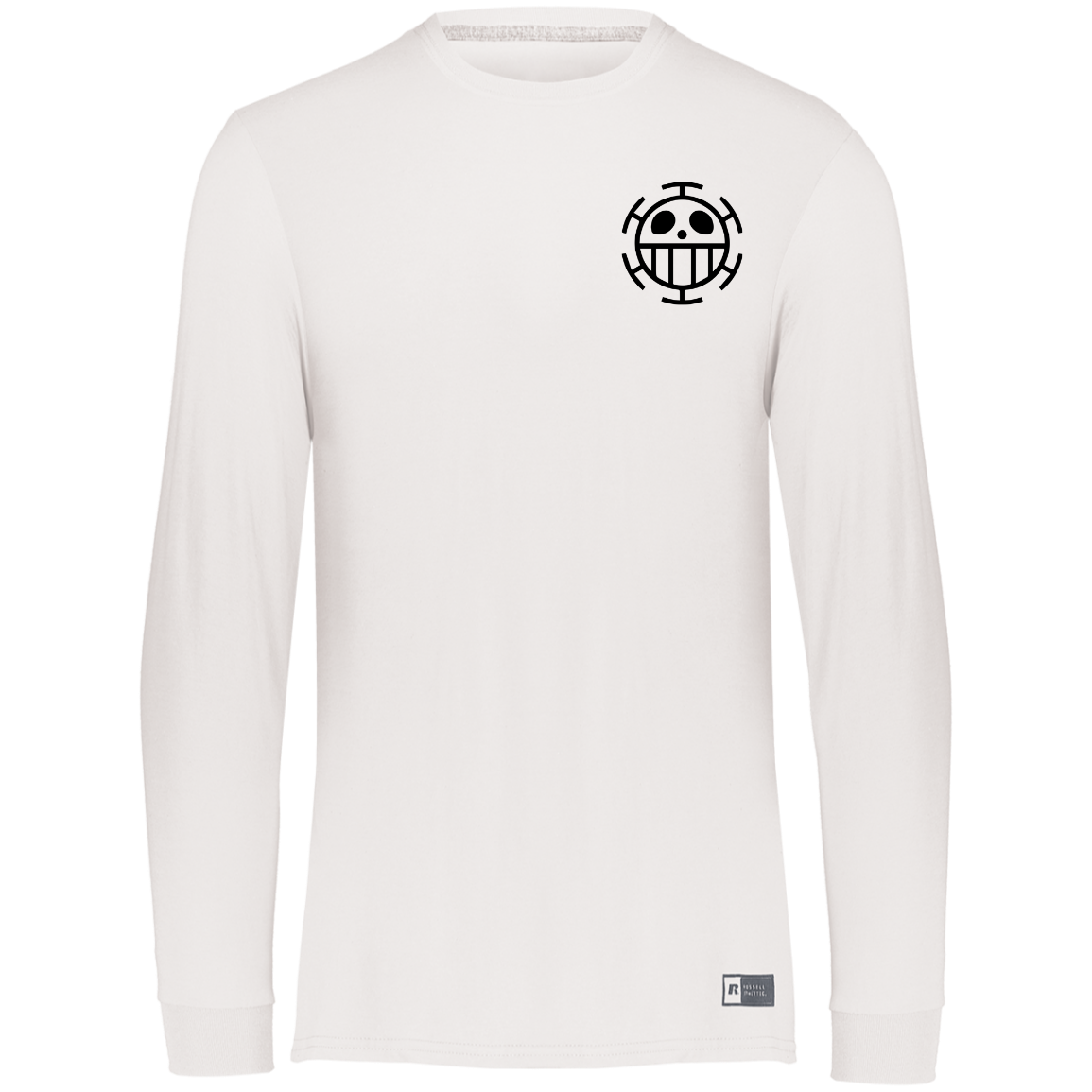 Heart Pirates Logo - Men's Essential Dri-Power Long Sleeve Tee