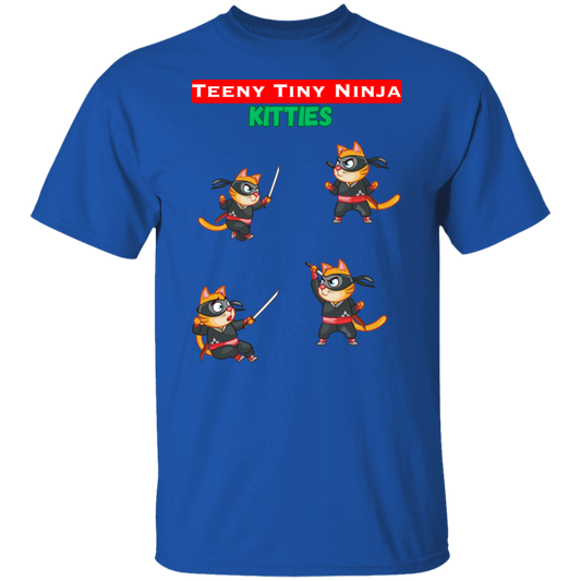 Teeny Tiny Ninja Kitties - Camiseta unisex