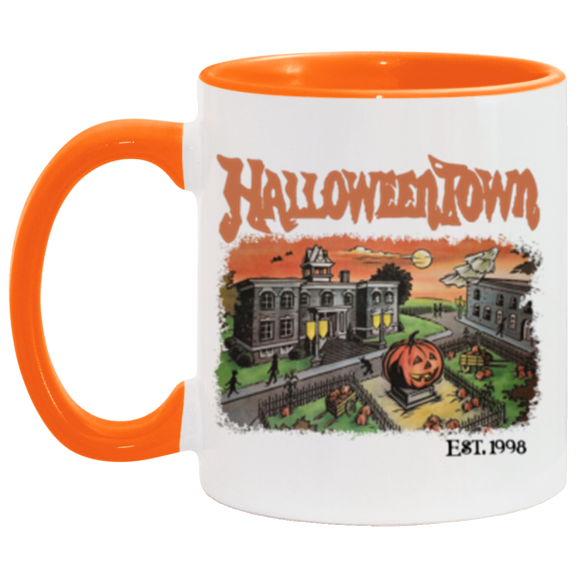 HalloweenTown Full Wrap Around - 11 & 15 oz. Accent Mug