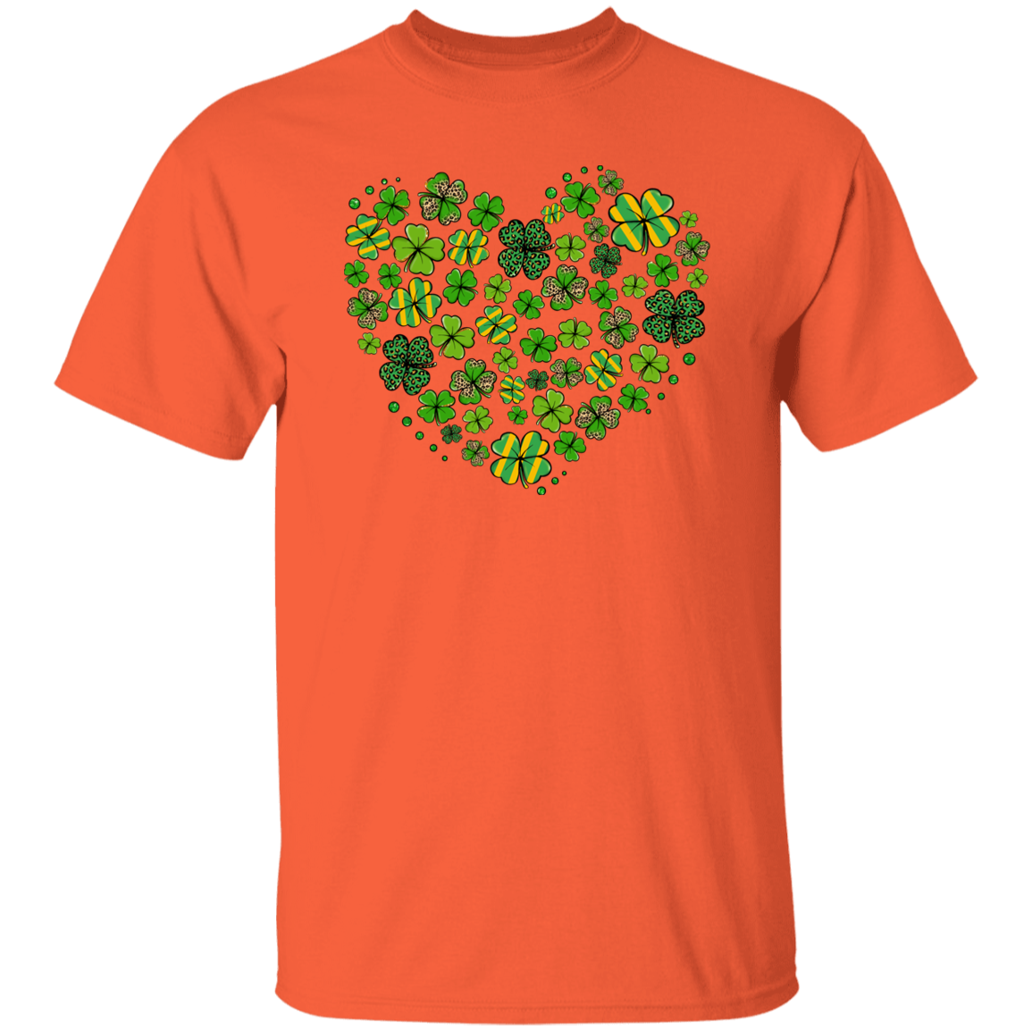 Leaf Clovers Heart - Unisex T-Shirt