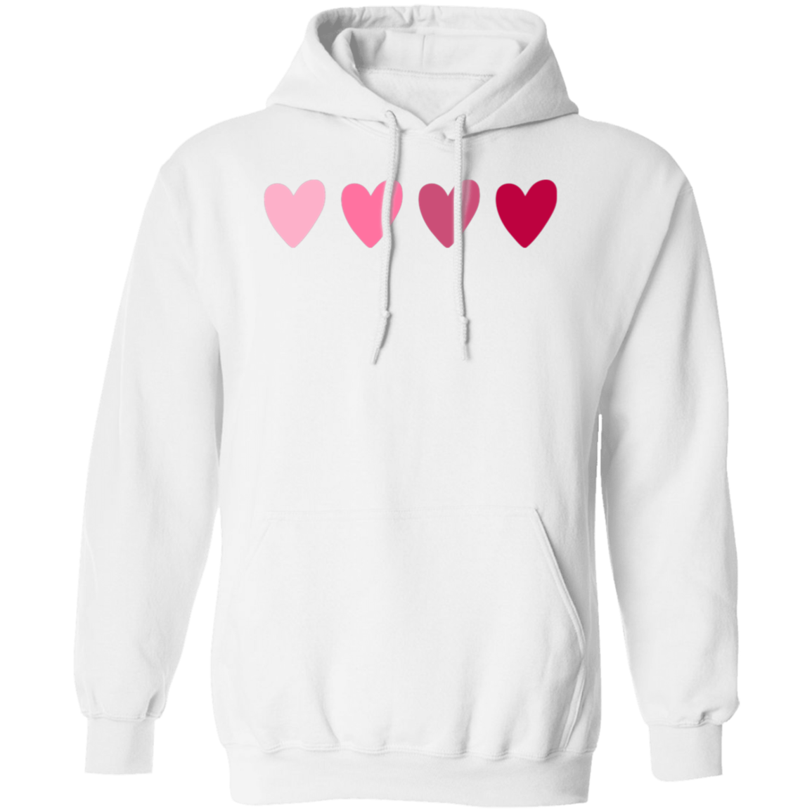 Corazones encantadores - Sudadera con capucha unisex