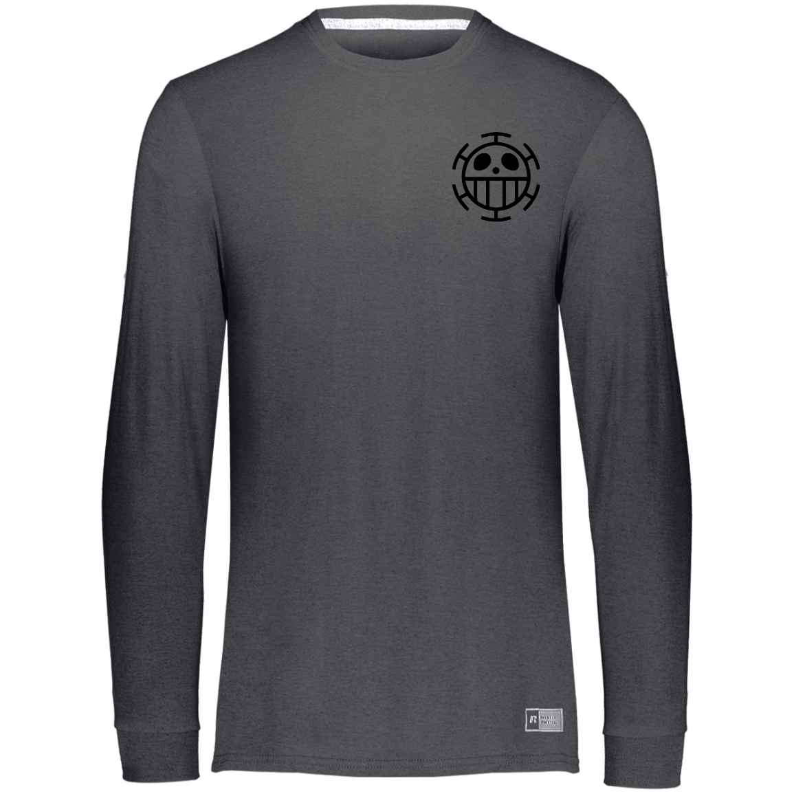 Heart Pirates Logo - Men's Essential Dri-Power Long Sleeve Tee