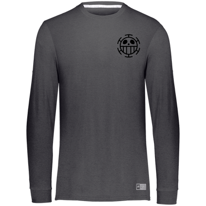 Heart Pirates Logo - Men's Essential Dri-Power Long Sleeve Tee