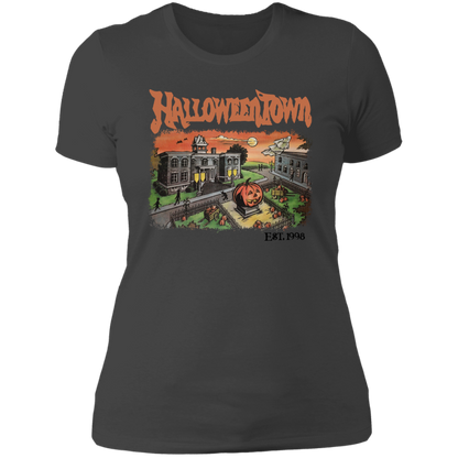 HalloweenTown- Women's, Ladies' Boyfriend T-Shirt