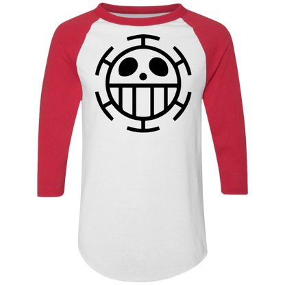 Heart Pirates - Camiseta raglán con bloques de color para hombre