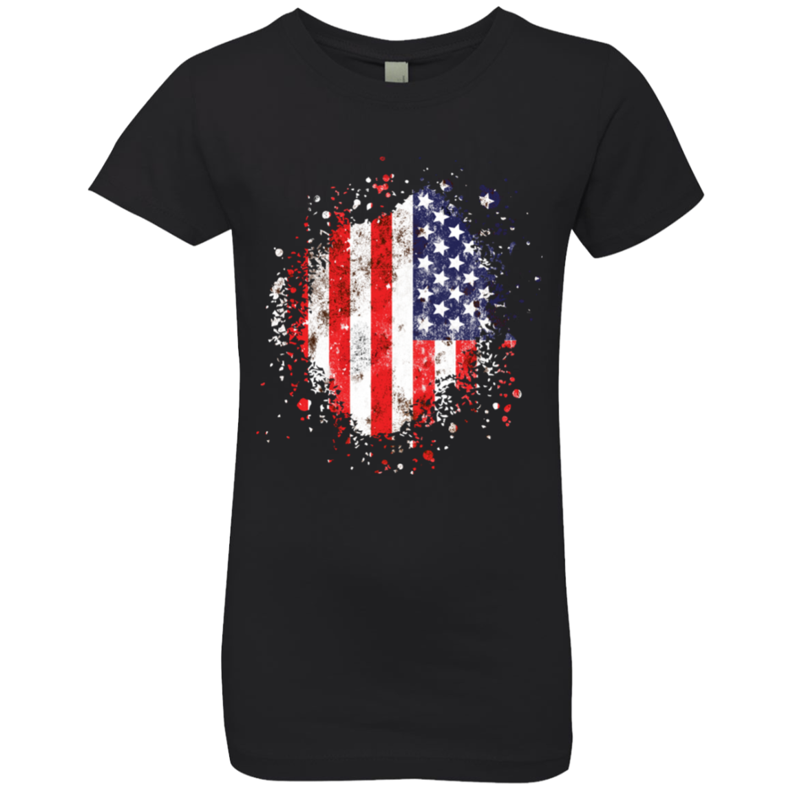 American Flag - Girls', Teen, Youth T-Shirt