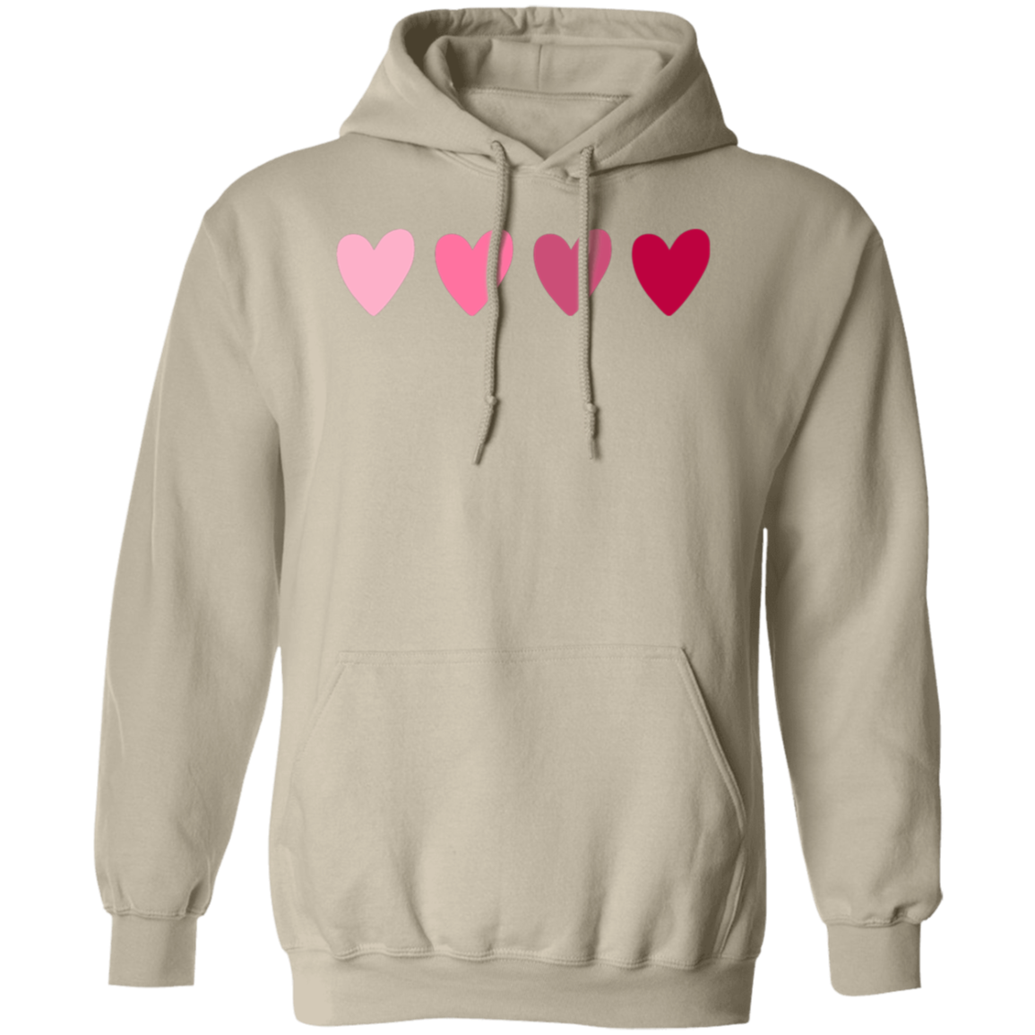 Corazones encantadores - Sudadera con capucha unisex