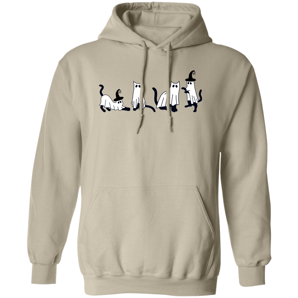 Ghost Cats- Unisex Pullover Hoodie