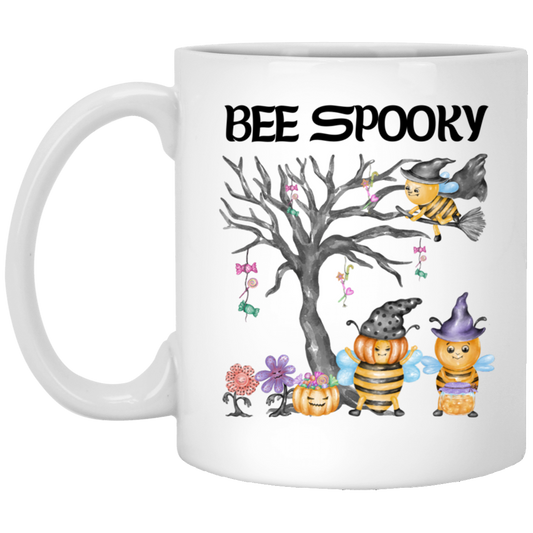 Bee Spooky- 11 & 15 oz. White Mug