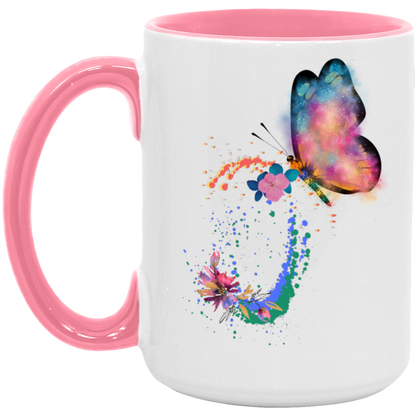 Colorful Butterfly- 11 & 15 oz. Accent Mug