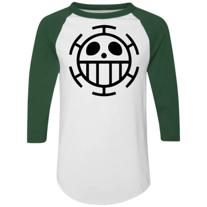 Heart Pirates - Camiseta raglán con bloques de color para hombre