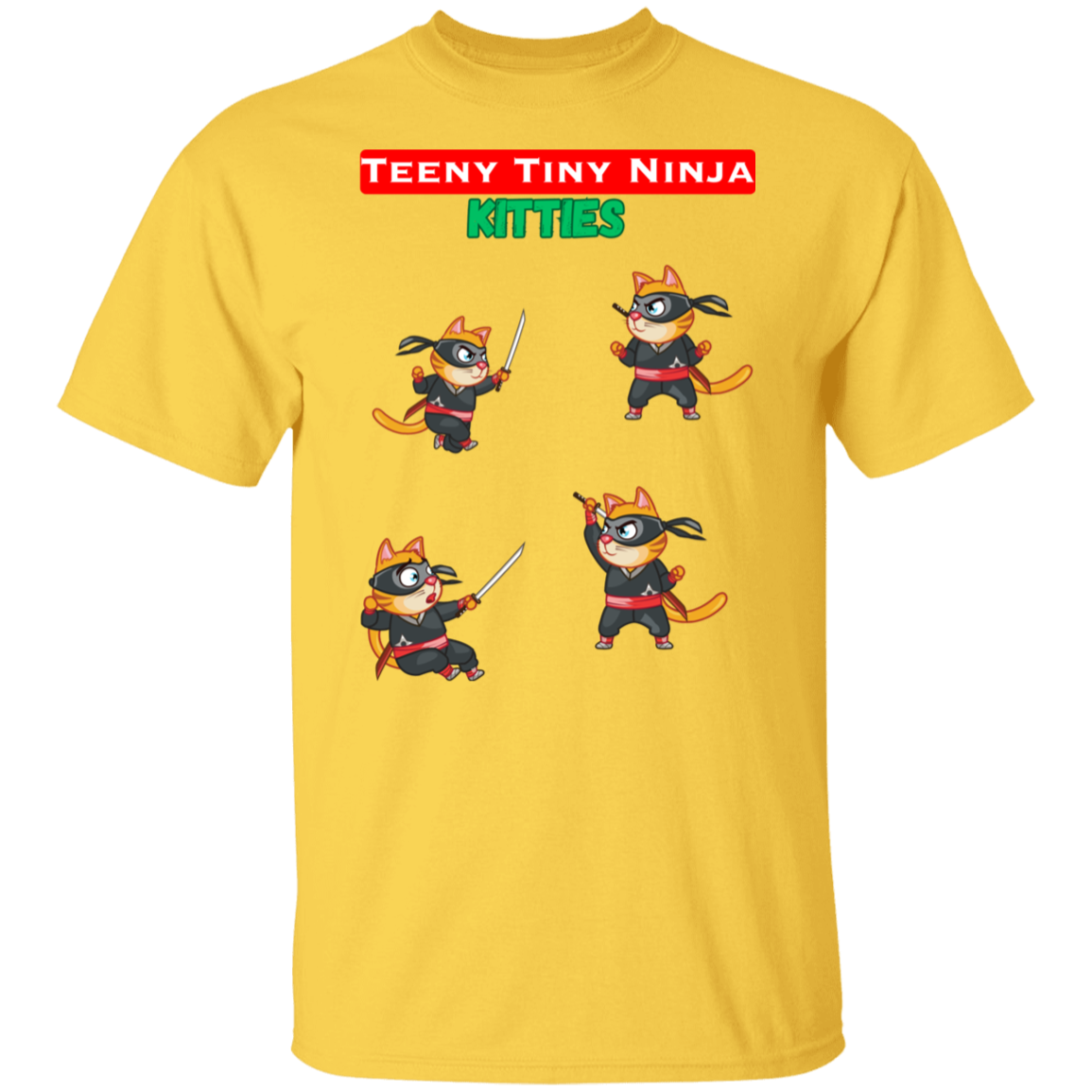 Teeny Tiny Ninja Kitties - Men's T-Shirt