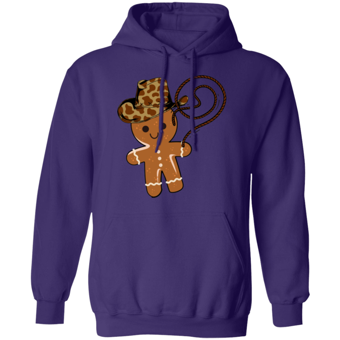 Gingerbread Cowboy / Cowgirl Pullover Hoodie