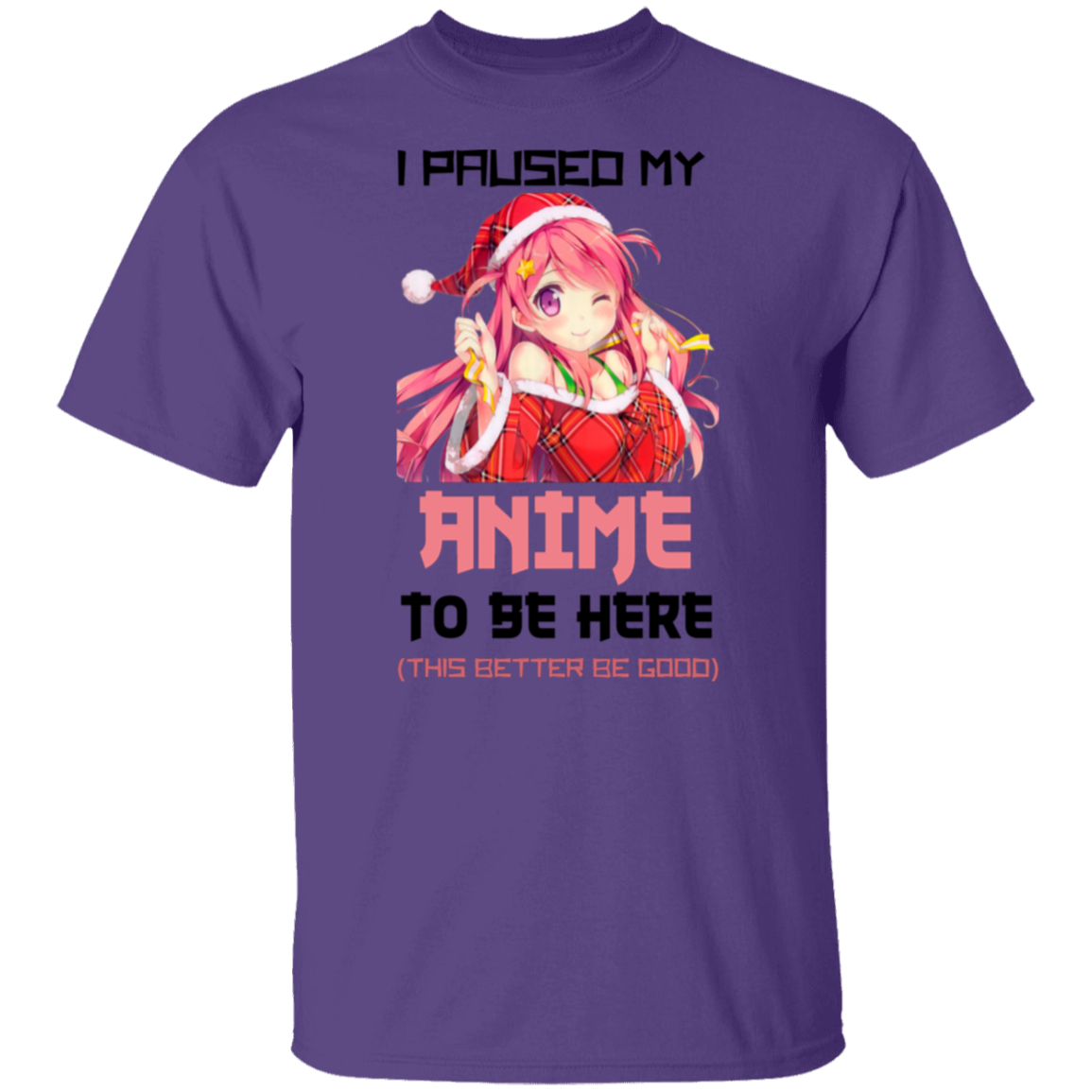 Pausé mi ANIME para estar aquí - Camiseta unisex