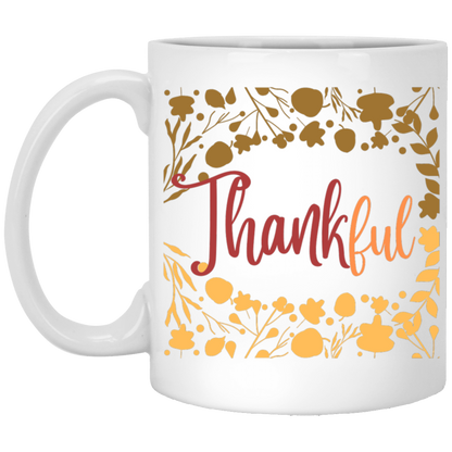 Thankful - 11 & 15 oz. White Mug