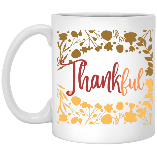 Thankful - 11 & 15 oz. White Mug