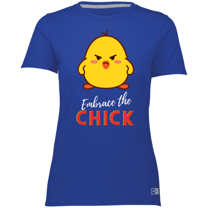 Embrace the Chick - Camiseta / camiseta Dri-Power esencial para mujer