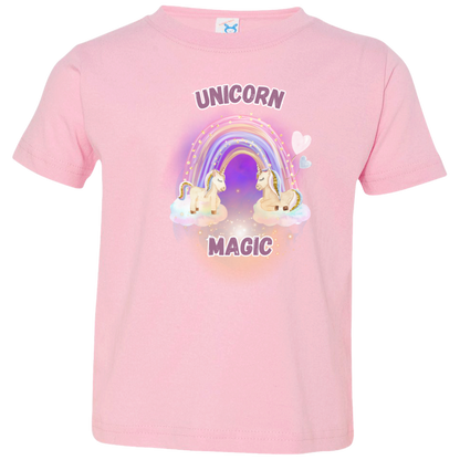 Unicorn Magic - Girls' Toddler Jersey T-Shirt