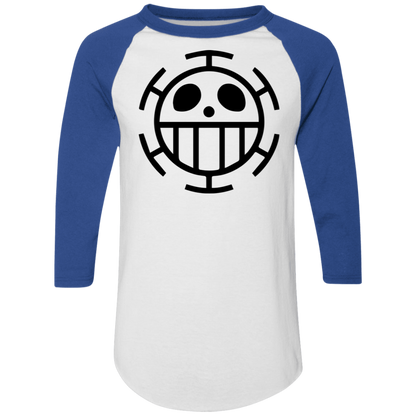 Heart Pirates - Camiseta raglán con bloques de color para hombre