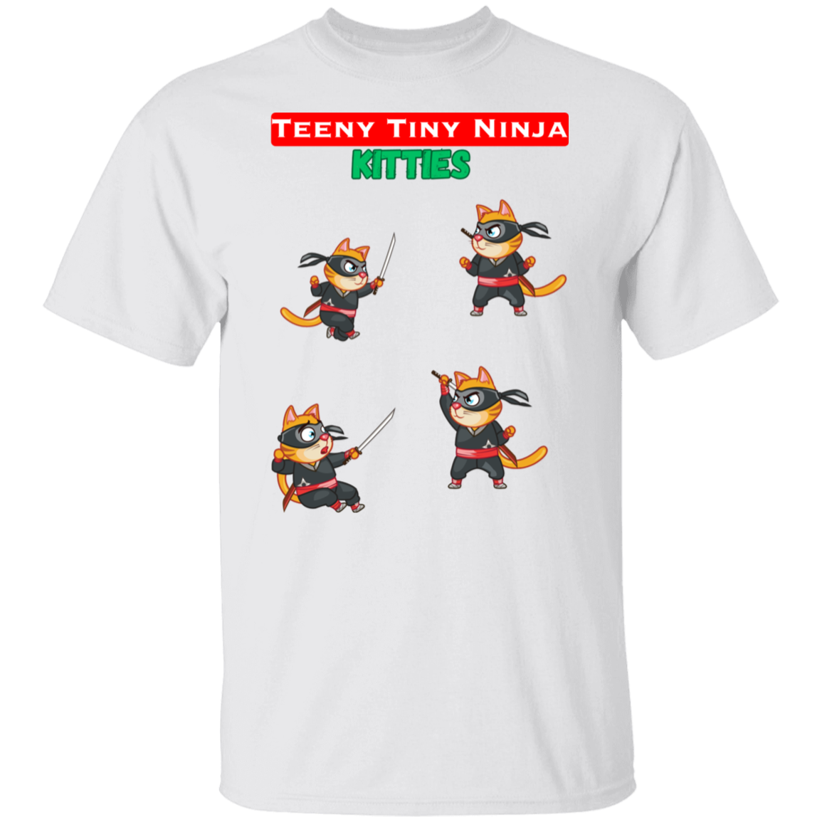 Teeny Tiny Ninja Kitties - Men's T-Shirt