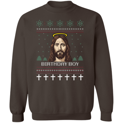 Birthday Boy Jesus - Unisex Ugly Sweater, Christmas, Winter, Fall