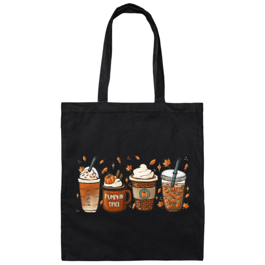 Fall Drinks, Front & Back Design - Bag