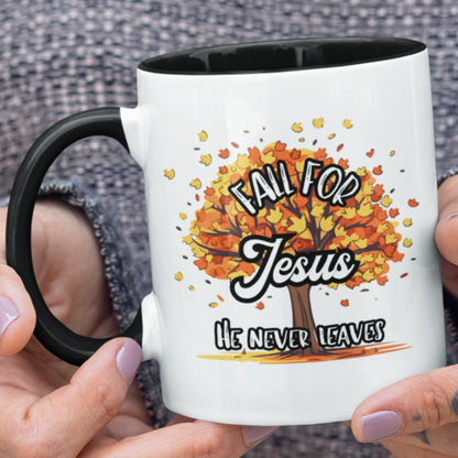 Fall For Jesus - 11 & 15 oz. Accent Mug