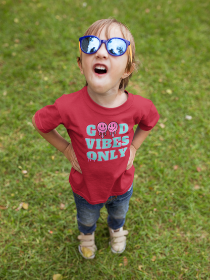 Good Vibes Only- Unisex Toddler Jersey T-Shirt
