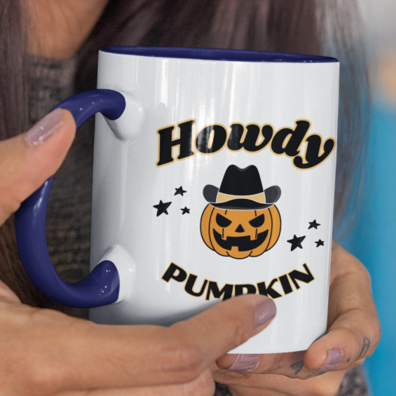 Howdy Pumpkin - 11 & 15 oz. Accent Mug