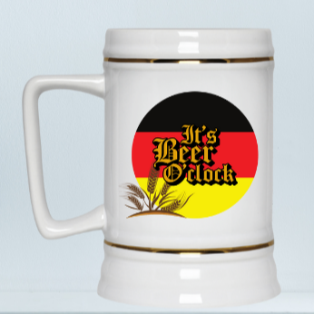 It's beer O'clock - Beer Stein 22oz.