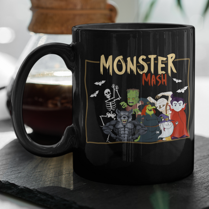 Monster Mash - 11 & 15 oz. Black Mug