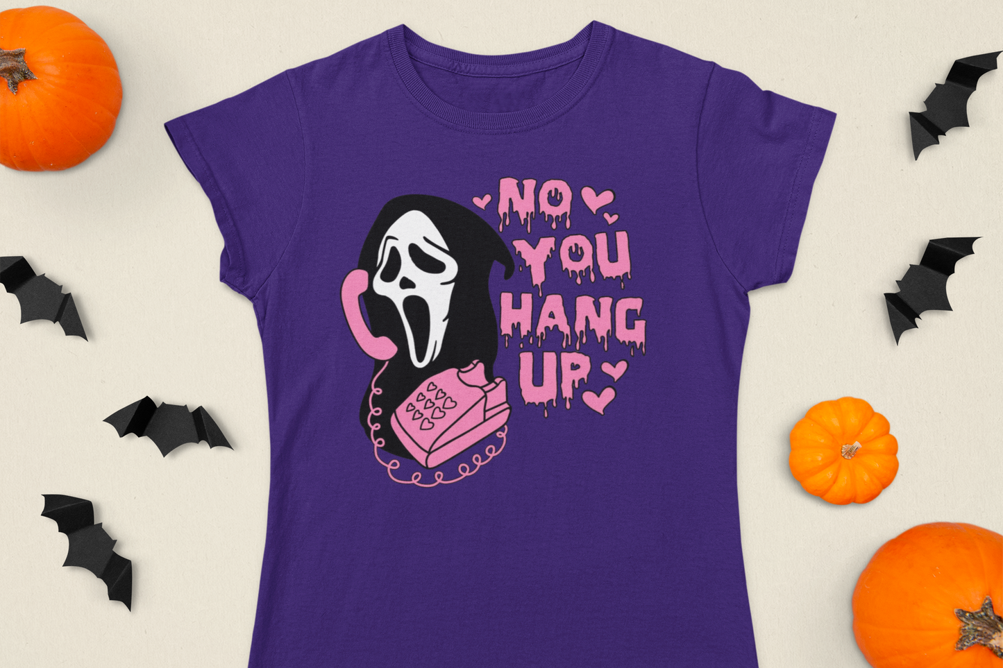 No You Hang Up, Scream - Women's, Ladies' Boyfriend T-Shirt