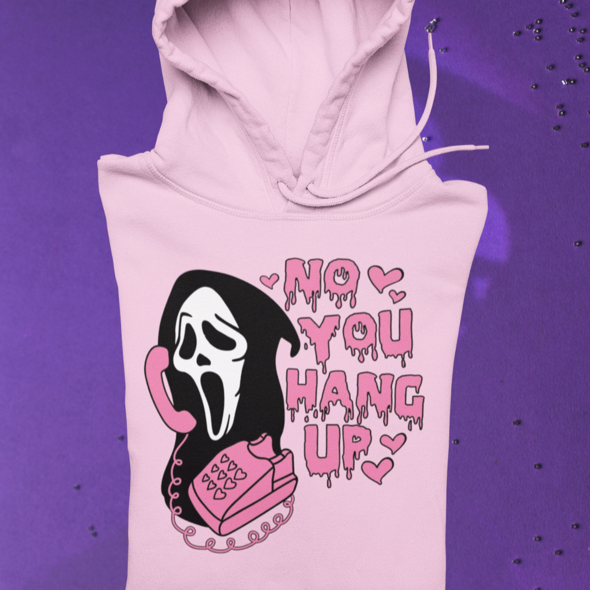 No You Hang Up, Scream - Sudadera con capucha para mujer