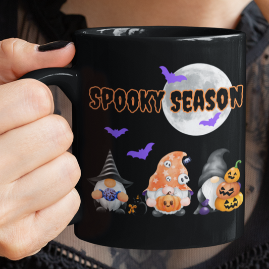 Spooky Season - 11 & 15 oz. Black Mug