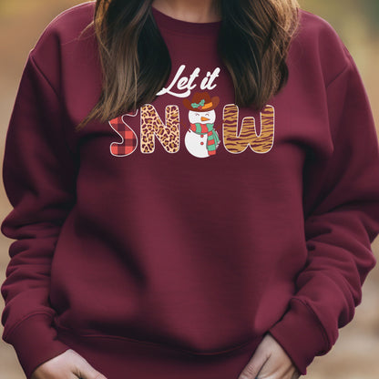 Let It Snow - Unisex Ugly Sweater, Christmas, Winter, Fall