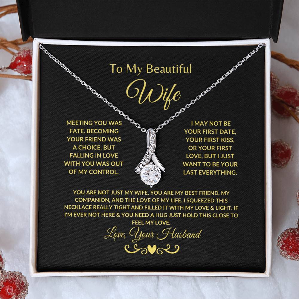 𝑻𝑶 𝑴𝒀 𝑩𝑬𝑨𝑼𝑻𝑰𝑭𝑼𝑳 𝑾𝑰𝑭𝑬- Alluring Beauty Necklace