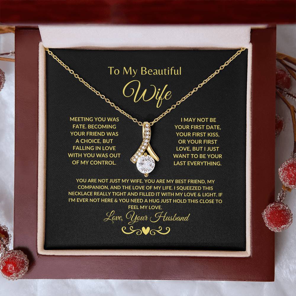𝑻𝑶 𝑴𝒀 𝑩𝑬𝑨𝑼𝑻𝑰𝑭𝑼𝑳 𝑾𝑰𝑭𝑬- Alluring Beauty Necklace