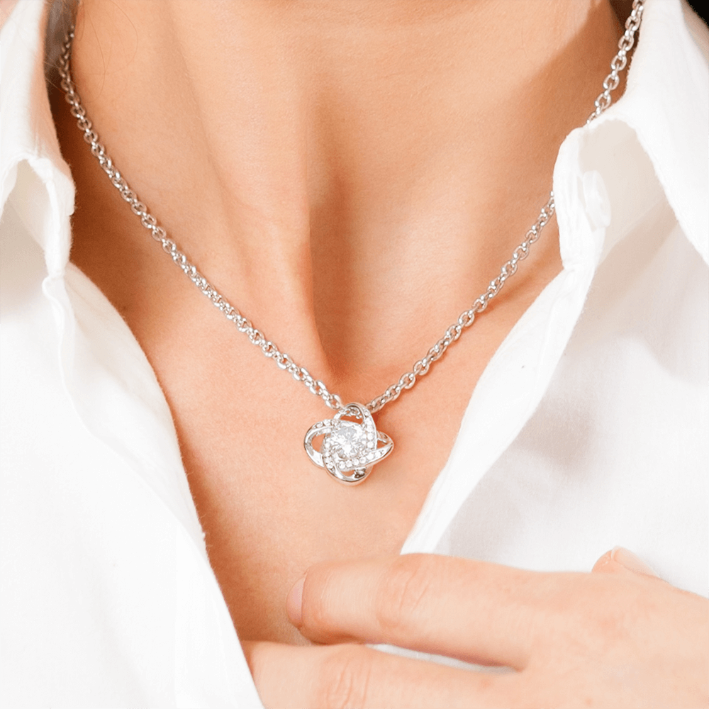 𝑻𝑶 𝑴𝒀 𝑩𝑬𝑨𝑼𝑻𝑰𝑭𝑼𝑳 𝑫𝑨𝑼𝑮𝑯𝑻𝑬𝑹- Love Knot Necklace