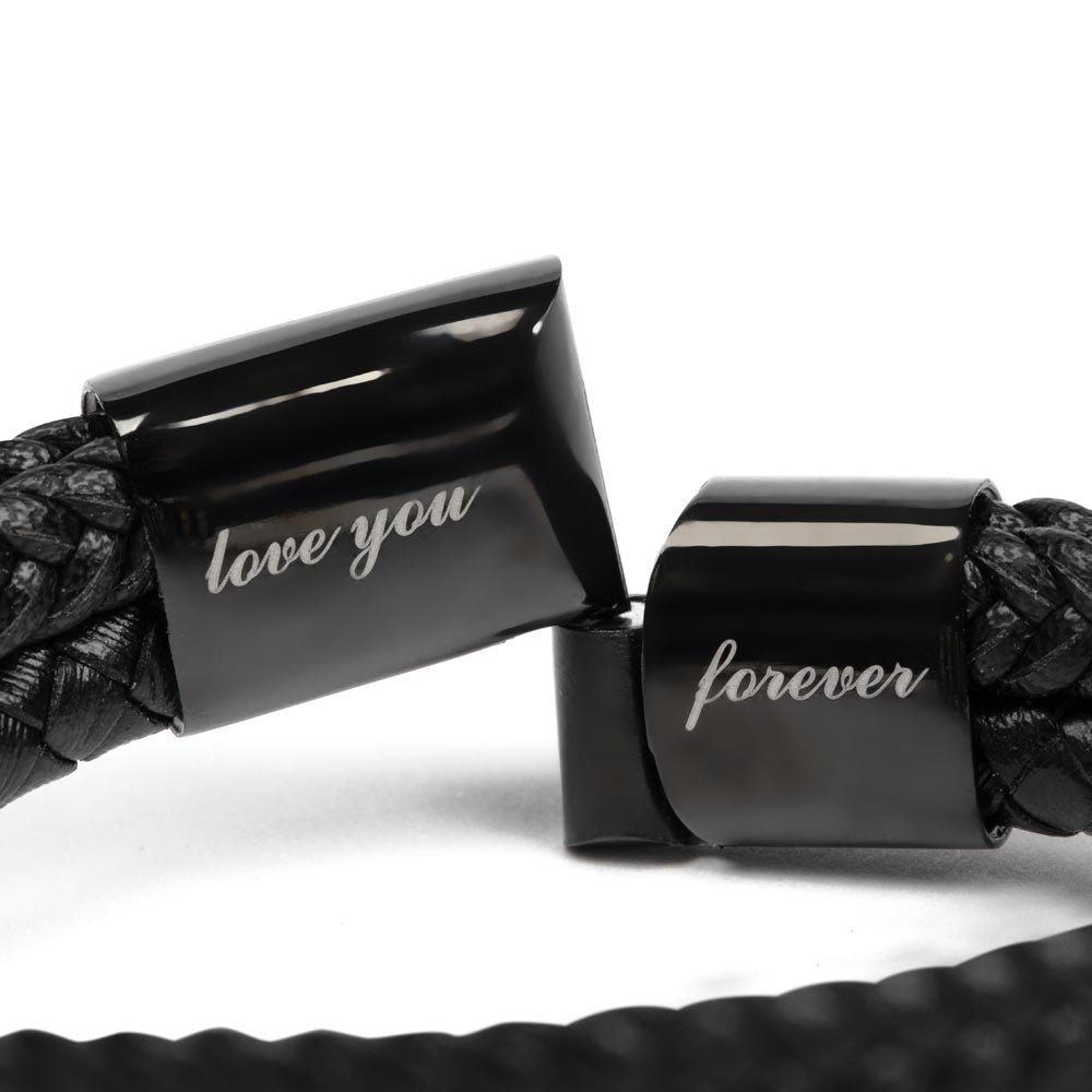 𝑻𝑶 𝑴𝒀 𝑺𝑼𝑷𝑬𝑹 𝑫𝑨𝑫, Birthday Gift From Son- Love You Forever Bracelet