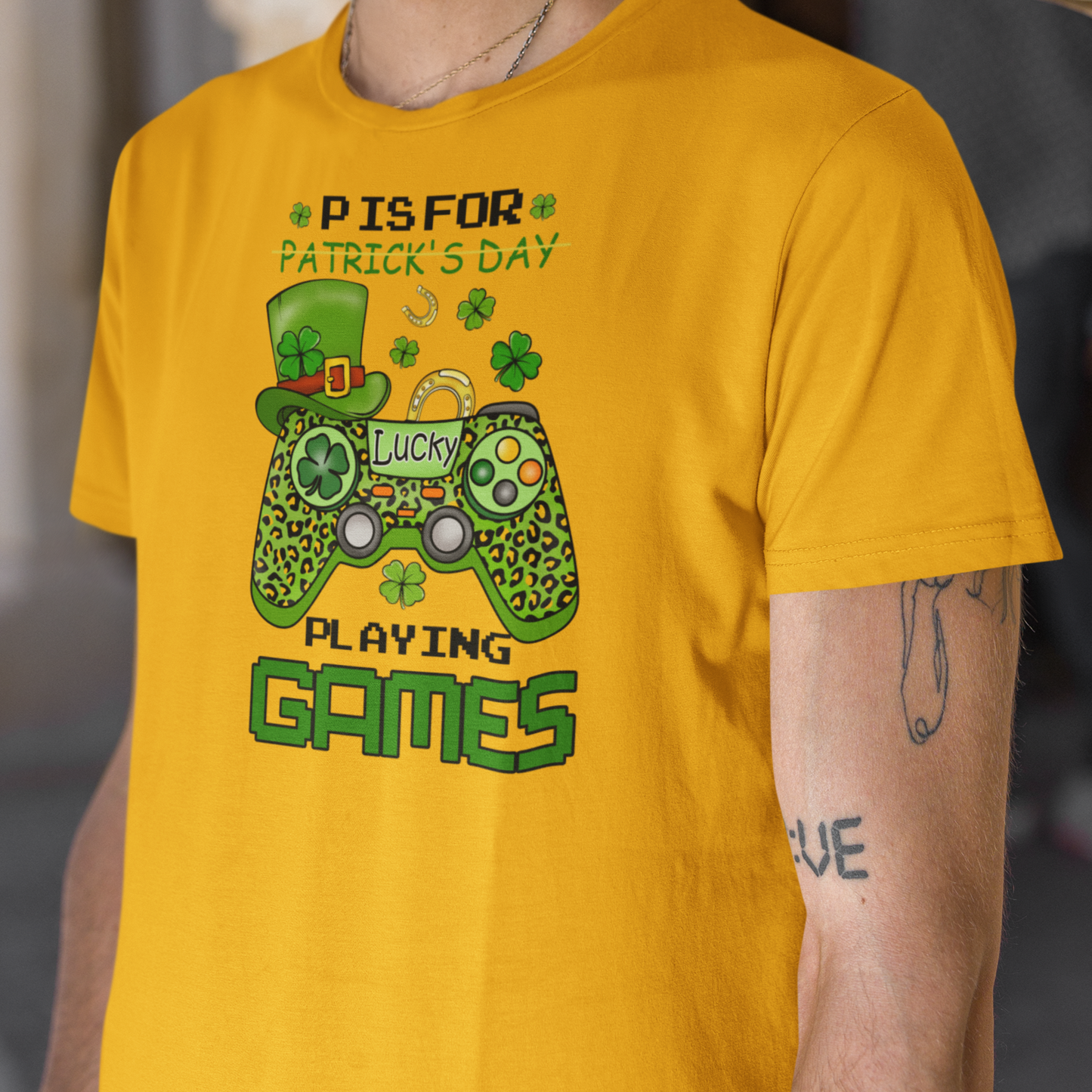 Gamer de San Patricio - Camiseta unisex