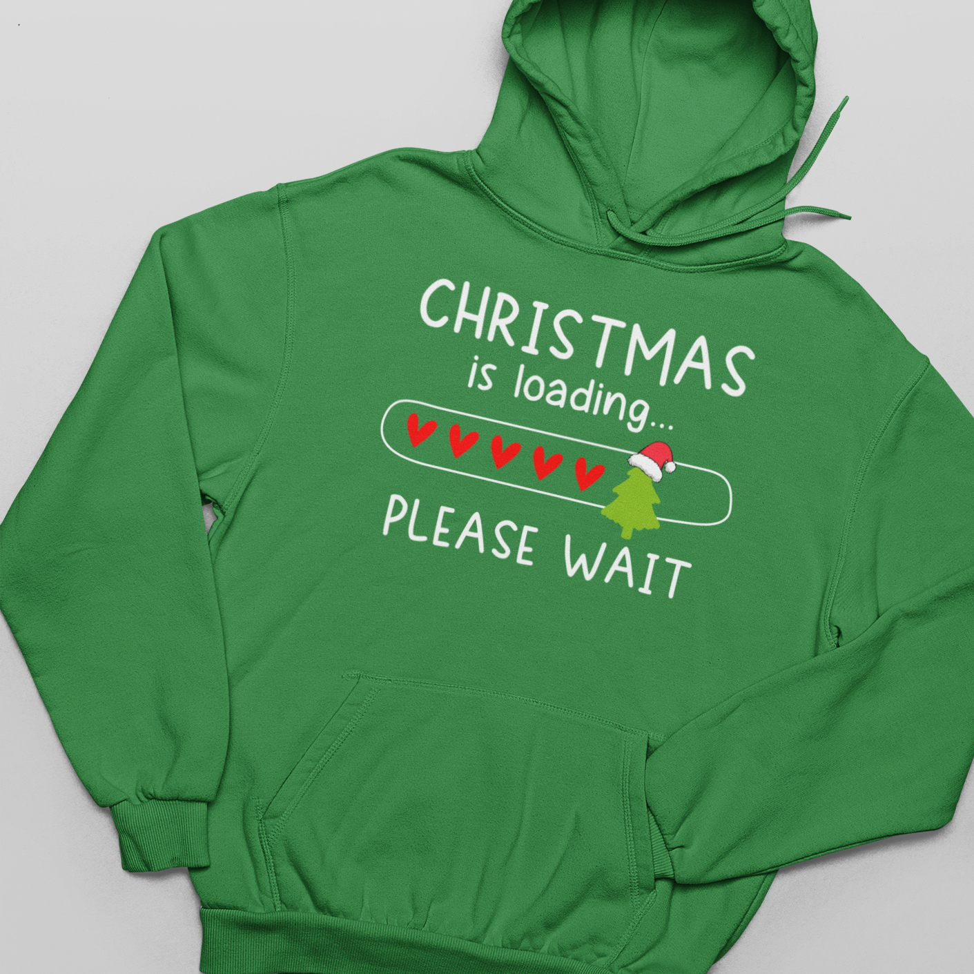 Christmas Is Loading, Please Wait - Unisex Pullover Hoodie