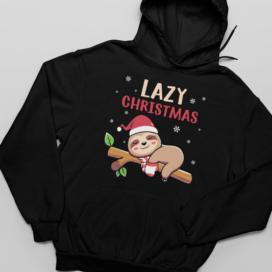 Navidad perezosa - Sudadera con capucha unisex