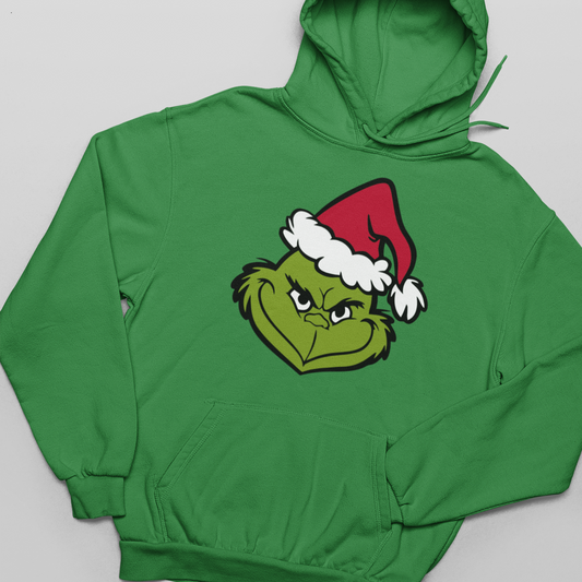 The Grinch, Merry Christmas, Winter - Unisex Pullover Hoodie