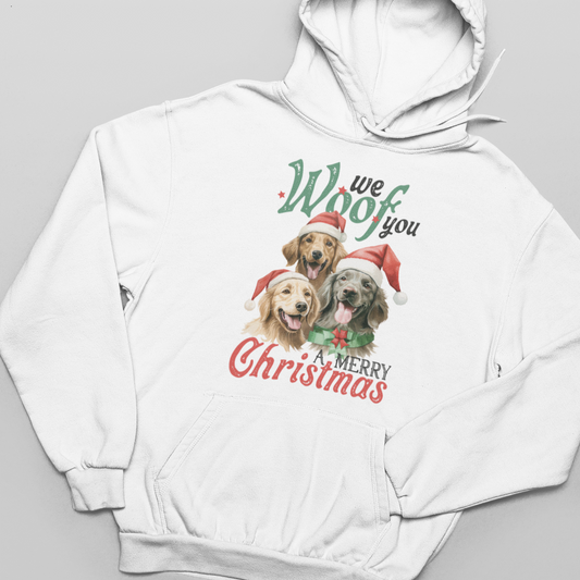 We Woof You A Feliz Navidad - Sudadera con capucha unisex