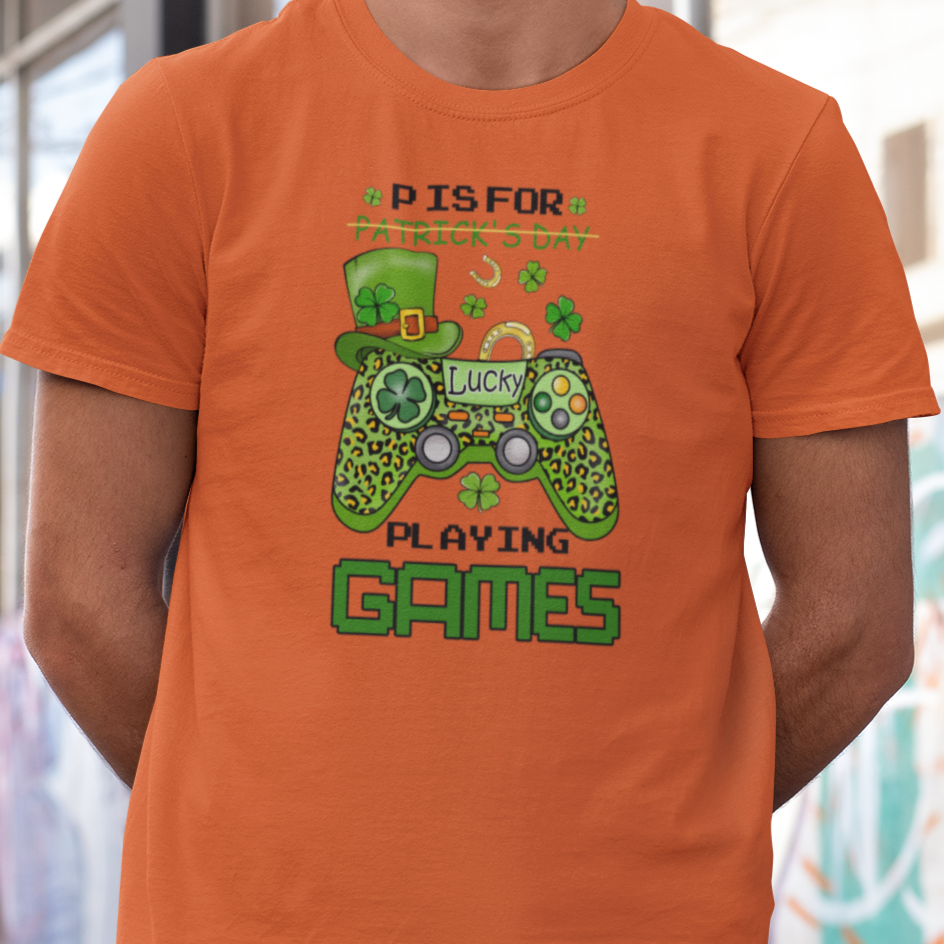 Gamer de San Patricio - Camiseta unisex